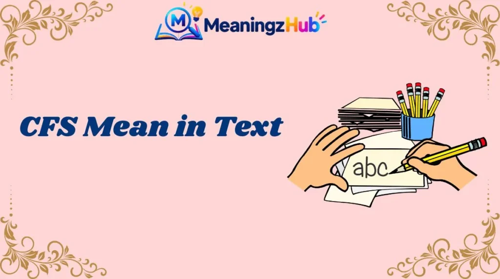 CFS Mean in Text